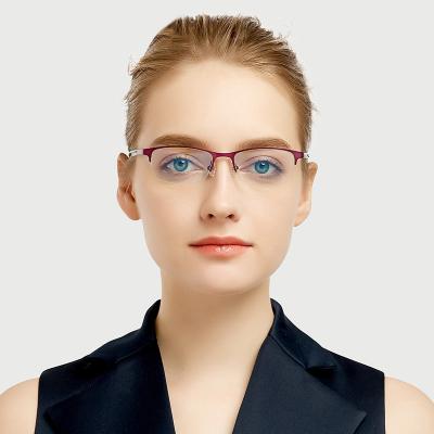 China Ready Stock Custom Designer Female Optical Glasses Frames STAINLESS for sale