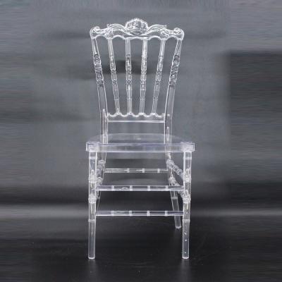 China Transparent Stackable Plastic Hotel Chair Event Rental Acrylic Luxury Chairs For Event for sale