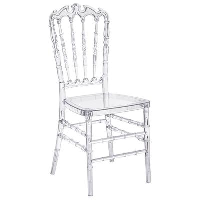 China modern high quality modern stackable chiavari chair plastic resin transparent for wedding for sale