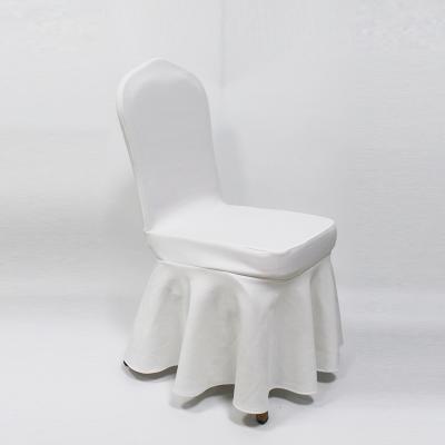 China Durable Strong Stretch Cover Wedding Party Banquet White Chair for sale