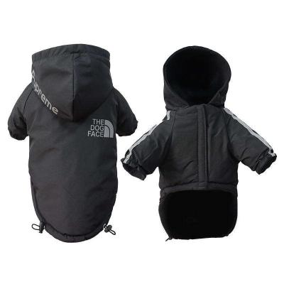 China CLASSIC Dog Jacket Winter Dog Hoodie Coat For Large Dog Luxury for sale