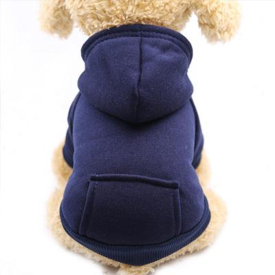 China Wholesale CLASSIC Soft Warm Fleece Pet Hoodies Custom Blank Hoodie Dog Clothes for sale