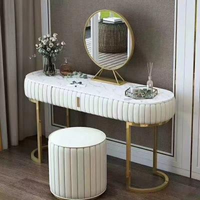 China Factory Supply Adjustable Multifunctional Lightweight Luxury Dressing Table (Other) Make Up Dressing Table for sale