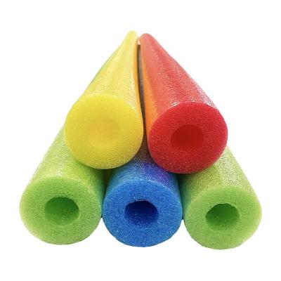 China Colored Water Leather Ring Float Tube EPE Cavity Foam Swimming Pool Noodle for sale