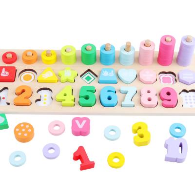 China Jigsaw Building Block Toys Children Education Mathematics Puzzle Building Block Toys Logarithmic Plate for sale