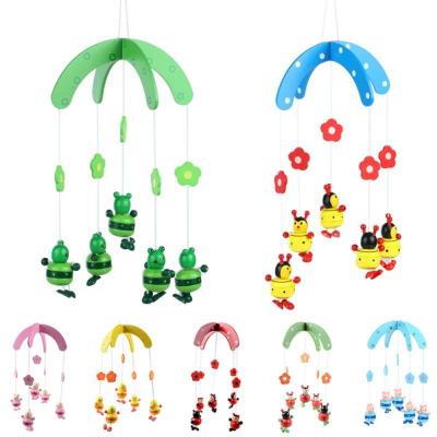 China Europe Wood Wind Chime Music Outdoor Wooden Wind Chimes For Baby Hanging On The Bed for sale