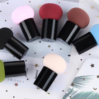 China Head Washable Mushroom Powder Puff Wet&Dry Non-latex Portable Makeup Tools Microfiber Makeup Sponge for sale