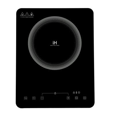 China Household Kitchen Cooking Lock Usha Induction Stove Cooktop Oem Crystal Black Glass Heating Coil Timer 18Cm for sale