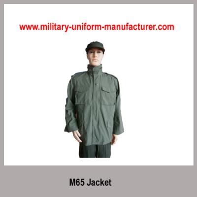 Chine Veste imperméable olive de la parka M65 du vert OR d'armée avec le revêtement pour l'usage de police à vendre