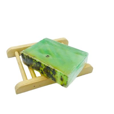 China Anti Acne Soap Acne Base Cleansing Clarifying Brown Spot Removal Skin Fading Green Tea Tree Handmade Soap for sale