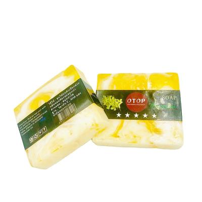 China Private Body Bath Logo Soap Osmanthus Basic Cleaning Handmade Soap for sale