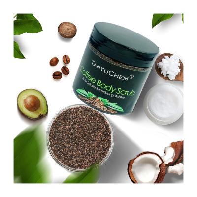 China Exfoliator Skin Whitening Body Rejuvenation Exfoliating Coffee Body Scrub for sale