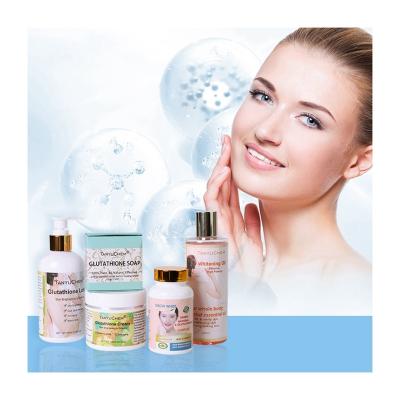 China Anti Aging Glutathione Set From Inside To Outside Micro-touch Hydracare Care Whitening Skin Face Cream And Lotion for sale