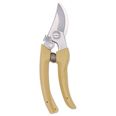 China Anti-Slip Grip Stainless steel bonsai bypass secateurs agricultural garden pruner tijeras podadoras for sale