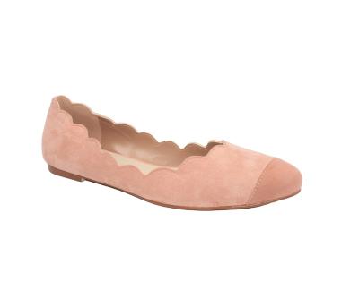 China Ladies Flat Girls Fashion Comfortable Ballet Ballerina Flat Shoe for sale