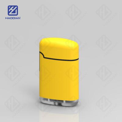 China Good Quality Refillable New Arrivals China Electric Windproof Gas Lighter With Logo for sale