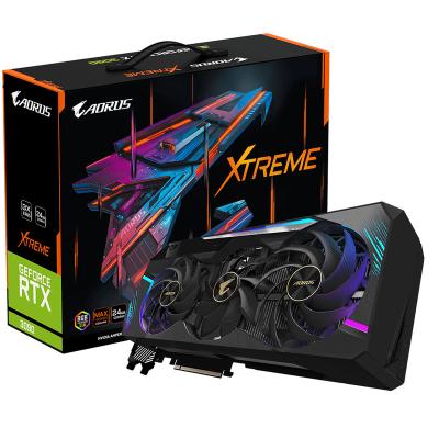 China Workstation Gaming Video Card Gigabyte AORUS GeForce RTX 3090 XTREME 24G Graphics Card for sale