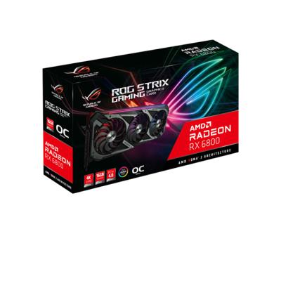 China ASUS ROG-STRIX-RX6800-O16G-GAMING Workstation Gaming Card Graphics Card for sale