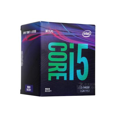 China Intel Core i5-9400F Desktop Core 6 GHz Turbo LGA 1151 2.9 GHz 4.1 300 Series 65W Desktop Processor for sale