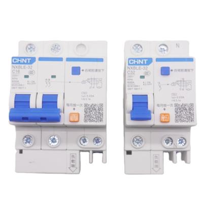 China Low price direct selling chint waterproof electrical circuit breaker with plastic cover NXBLE-32 for sale