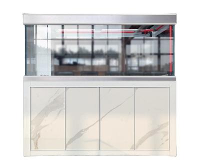 China Sustainable ultra clear glass super white freshwater fish tank and rack cabinet. porcelain, chipboard for sale