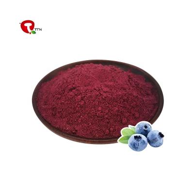 China Without Any Additives 100% Pure Freeze Dried Organic Wild Bulk Fruit Powder Blueberry Powder for sale