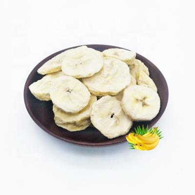 China Organic Freeze Dried Soft Crunchy Banana Chips In Low Price Healthy Natural Snack Banana Chips for sale