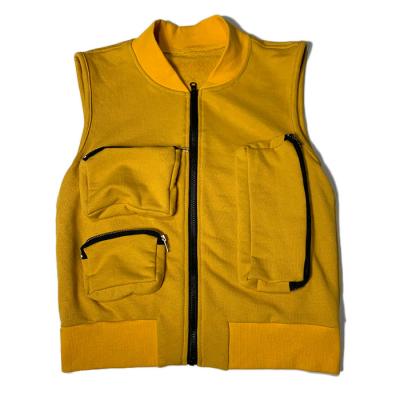 China Fashion Sleeveless Mens Anti-Wrinkle New Arrival Winter Jacket Multi Pocket Vest for sale