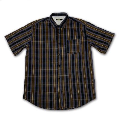 China Wholesale Patterns Youth New Fashion Plaid Summer Anti-pilling Short Sleeve Shirt For Men's Summer Shirt for sale