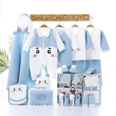 China Autumn and winter new baby gift box breathable newborn clothes suit pure cotton full moon gift for sale