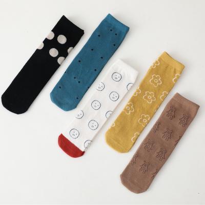 China Baby elastic comfortable socks cute funny fashion design tube medium socks 2021 autumn children sporty high top socks for sale