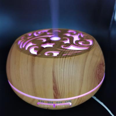 China 2022 Humidificador de grãos de madeira Diffuser de óleo aromático com grande capacidade e estilo vintage à venda