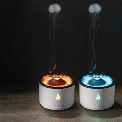 China 350ML Capacity 3D Flame Effect Volcano Air Humidifier Aroma Diffuser for Home Fragrance for sale