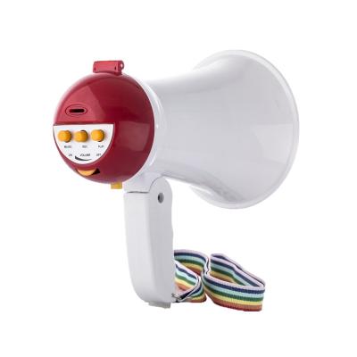 China Waterproof Handheld Plastic Handy Toy Mini Megaphone With Music for sale