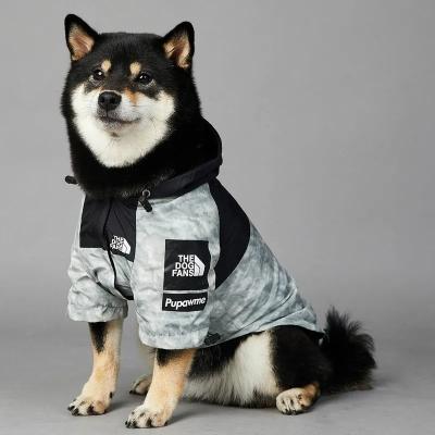 China Stocked Dog Chihuahua French Bulldog Clothes Raincoat Small Big Dogs Wind Coat Windbreaker Hoodie For Dogs Clothes Jacket for sale