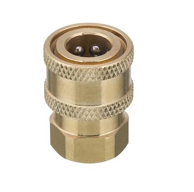 China China-chic New High Pressure Joint Quick Connector Adapt Disconnect Kit Fittings Male Female NPT 1/4 Inch M22 Quick Release Connector for sale