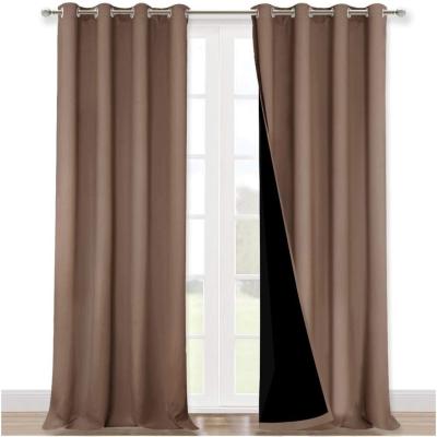 China Blackout Free Sample Window Living Room Bedroom Blackout Soft Fabrics For Curtains for sale