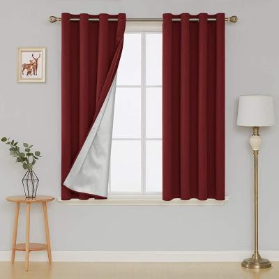 China Cheap Thermal Blackout Curtain China Supplier Hotel Dining Room Blackout Window Curtain for sale