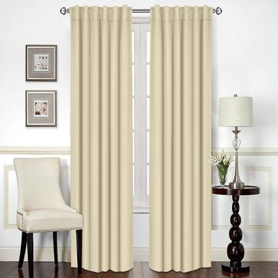 China China factory wholesale window curtain design bedroom woven blackout insulated curtain for home decor for sale