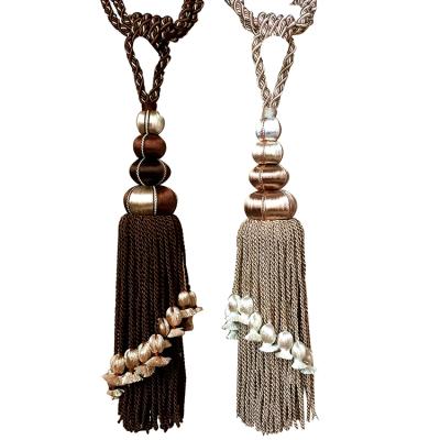 China Hot Selling Wholesale New Curtain Accessories Cheap Colorful Tassel Fringe for sale