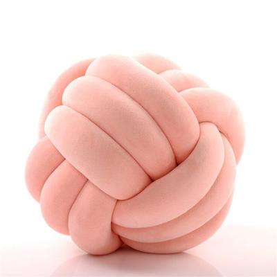 China Wall Free Samples Chinese Style Plush Knot Pillow for sale