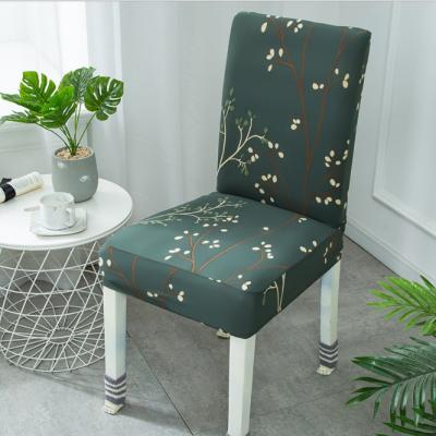 China Durable Wedding Supplies Elastic Chair Cover Cute Printing Chair Cover for sale