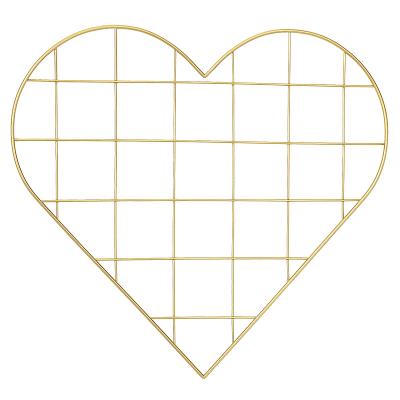 China Eco - Friendly Modern Home Metal Wire Mesh Photo Wall Grid Hanging Decor Display for sale