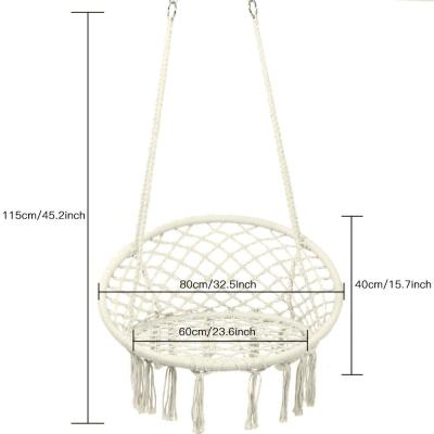 China Super Comfortable Popular Indoor Outdoor Hanging Garden Hammock Swing Shopping Swing Chair For Baby for sale