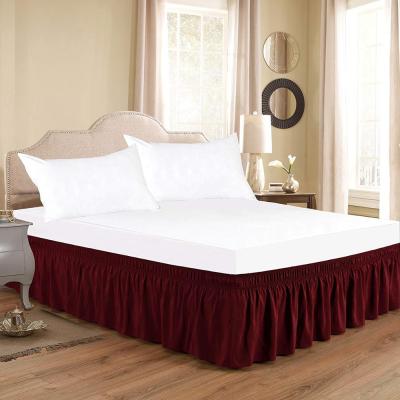 China Home Polyester /Cotton China Supplier Bed Skirt Fitted Sheet Cover for sale