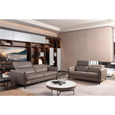 China Modular Modern Popular L Shaped Sectional Navy Electric Blue Reclining Leather Corner Sofa for sale