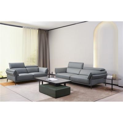 China Farrell Modular Design Italian Family Living Room Furniture Old Vintage Small Leisure Leather Sofa for sale