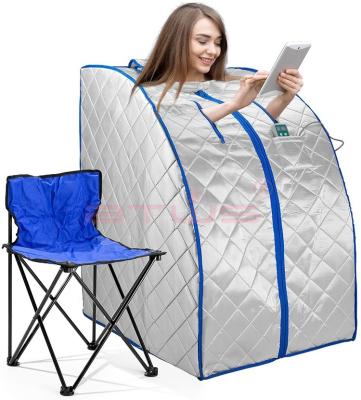 China Anti-puffiness home sauna tent far infrared sweating and weight loss sauna for health care for sale