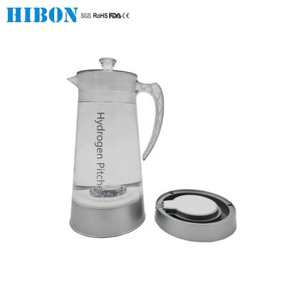 China Newest Hotel Hydrogen Rich Water Ionizer Maker Generator Pitcher Hydrogen Water Filter for sale