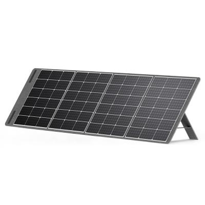 China 220W Foldable Solar Panel Using With Portable Power Station For Home Camping Flexible 182mmx182mm Solar Panels for sale